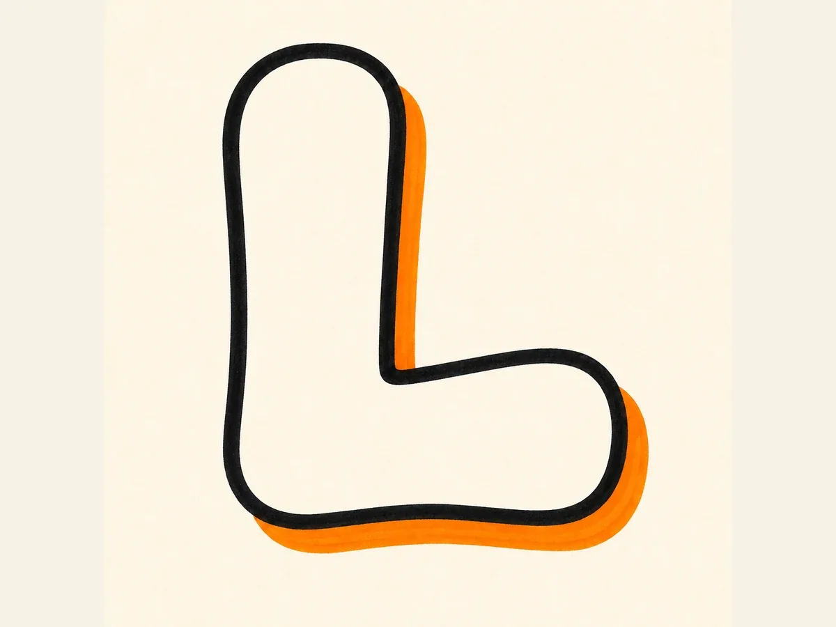 Outline the Letter L drawing step