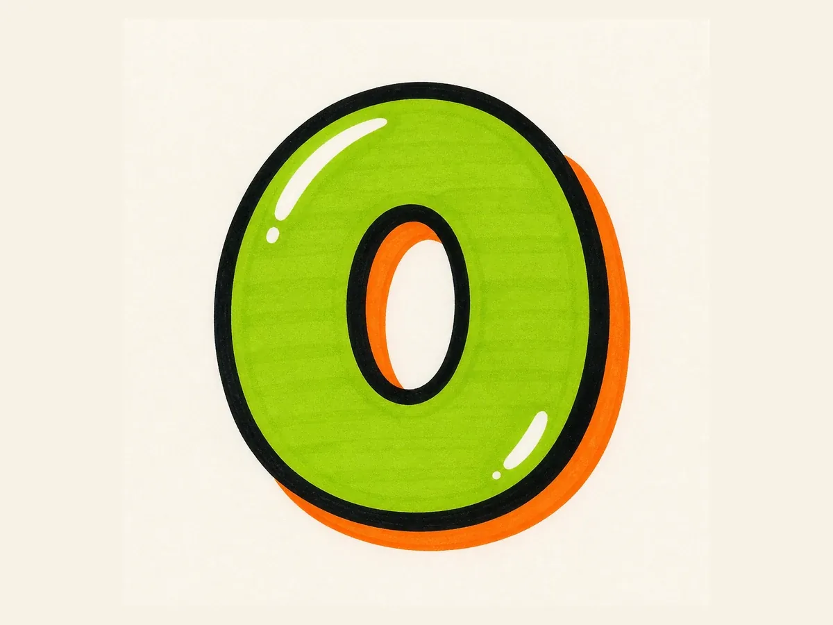 Finish the graffiti letter O graffiti letter O drawing step