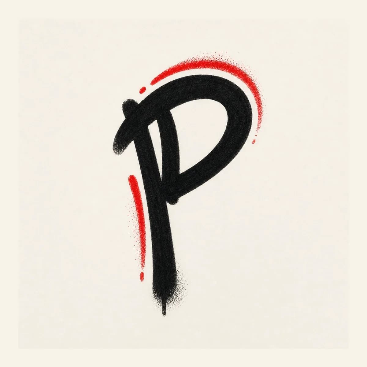 Tag / Handstyle Letter P style reference