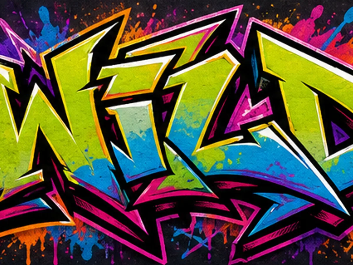 Wildstyle Lettering graffiti font-style preview