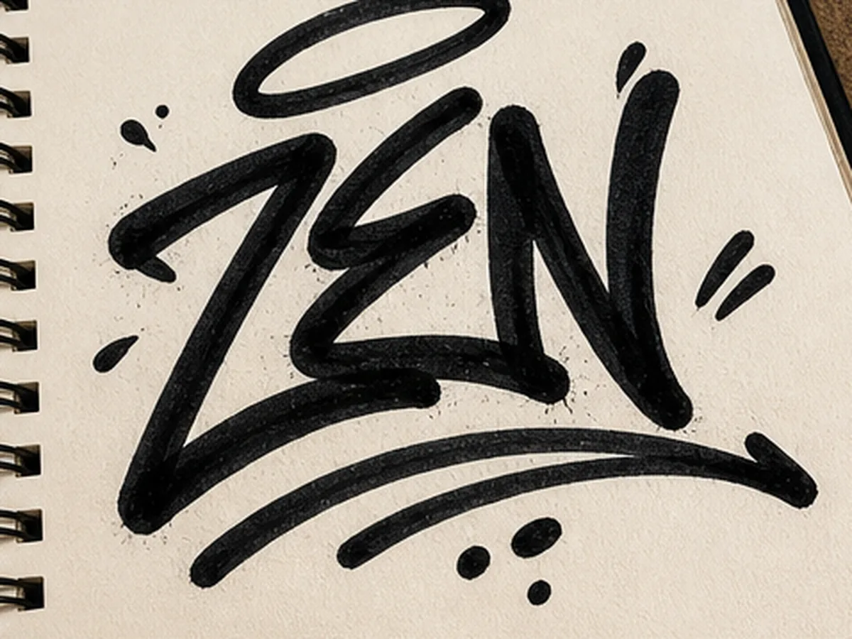 Marker Tag graffiti tag style preview