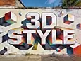 3D Style graffiti art style preview